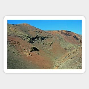 Volcanic Landscape, Lanzarote, May 2022 Sticker